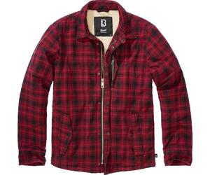Brandit Classic Sherpa Textiljacke, rot/schwarz, Größe M