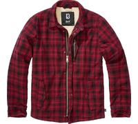 Brandit Classic Sherpa Textiljacke, rot/schwarz, Größe S