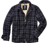 Brandit Classic Sherpa Textiljacke, schwarz-grau, Größe L für Männer