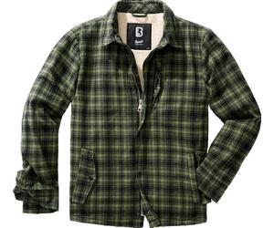 Brandit Classic Sherpa Textiljacke, schwarz-grün, Größe 5XL für Männer