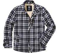 Brandit Classic - Sherpa Jacket Jacke - White/Black Checkered L