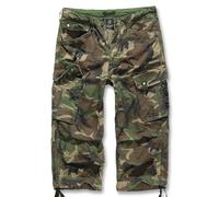Brandit Columbia Mountain 3/4 Cargo Hose (Sale) woodland, Größe S, Herren, Baumwolle