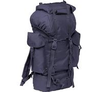 Rucksack BRANDIT "Brandit Accessoires Nylon Military Backpack", Damen, Gr. onesize, navy, Polyester, Rucksäcke Rucksack (61801758-0) navy