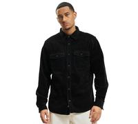 Brandit Cord Classic Shirt Long Sleeve schwarz, Größe S, Herren, Baumwolle