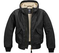 Brandit CWU Hooded Jacke, schwarz, Größe 2XL für Männer