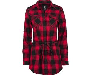Brandit Damen Kleid Ladies Longshirt Lucy Red/Black-5XL