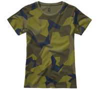 Brandit Damen Ladies T-Shirt Swedish Camo-S