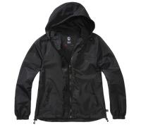 Brandit Damen Sommer Frontzip Windjacke Größe 5XL Farbe Schwarz