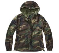 Brandit Damen Sommer Frontzip Windjacke Größe 5XL Farbe Wald