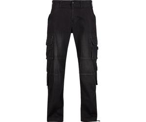 Brandit Denim Cargo Pants 1026 Black-W38-L34