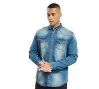 Brandit Denimshirt Riley - Blue - XL