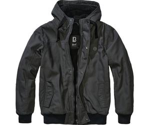 Brandit Essential Canvas Textiljacke, schwarz-grau, Größe 2XL für Männer