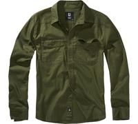 Brandit Flanell Hemd, grün, Größe 6XL für Männer