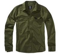 Brandit - Flannel Shirt Long Sleeve Hemd - Olive M