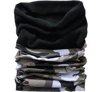 Brandit Fleece Multifunktionstuch, schwarz-grau-weiss für Männer