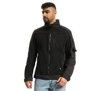 Allwetterjacke BRANDIT "Brandit Herren Fleecejacket Ripstop", Herren, Gr. M, schwarz, 100% Polyester, unifarben, normal, amerikanischer Ausschnitt, Jacken (43727558-M) schwarz