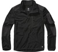 Brandit Fleece Troyer Ripstop, Größe:5XL, Farbe:Schwarz