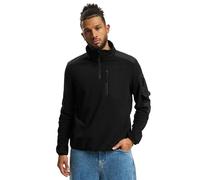 Brandit Fleece Troyer Ripstop schwarz, Größe 4XL, Herren, Synthetik
