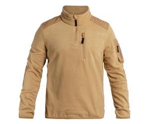 Brandit - Fleece Troyer Ripstop - Fleecejacke - Camel L