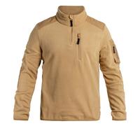 Brandit Fleece Troyer Ripstop camel, Größe M, Herren, Synthetik