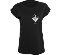 Brandit Forvert Pasadena Damen T-Shirt, schwarz, Größe L