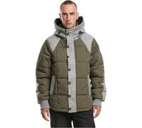 Winterjacke BRANDIT "Brandit Brandit Men Garret Jacket", Herren, Gr. XL, olive, grau, 78% Baumwolle, 22% Polyamid, unifarben, normal, ohne Ausschnitt, Jacken Winterjacke (38486648-XL) olive, grau