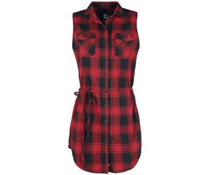 Brandit Gracey Sleeveless Longshirt Top rot schwarz in 3XL