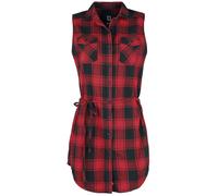Brandit Gracey Sleeveless Longshirt Top rot schwarz in 4XL