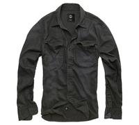 Brandit Hardee Denim Shirt Männer in Gr. M in Schwarz