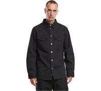 Brandit Langarmhemd Heavy Twill Shirt – 100% Baumwolle – Schwarz – Größe XS