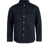 Brandit Heavy Twill Shirt Langarmhemd schwarz in M
