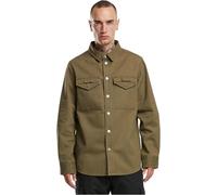 Brandit Heavy Twill Shirt Männer Langarmhemd schwarz Basics
