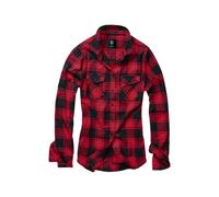 modernes Brandit Damen Polo-Shirt Taschen mit Baumwolle Rot/Schwarz L