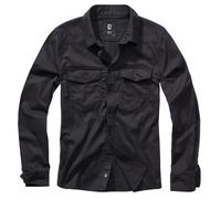 Brandit Hemd Flanellshirt in Black-4XL