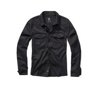 Brandit - Flannel Shirt Long Sleeve Hemd - Black S