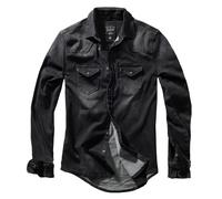 Brandit Hemd Riley Denimshirt in Black-XL