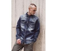 Brandit Hemd Riley Denimshirt in Denim Blue-S