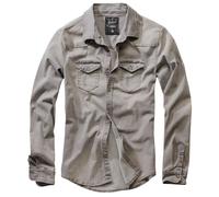 Brandit Hemd Riley Denimshirt in Denim Grey-XXXXL