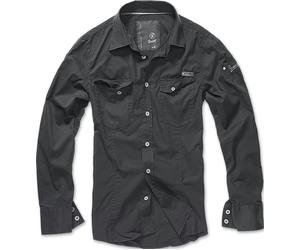 Brandit Hemd Shirt Slim MEN in Black-S