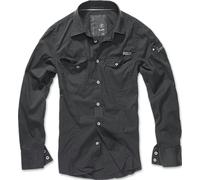 Brandit Langarmhemd Slim Fit Schwarz XXL
