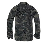 Brandit Hemd Slim Fit - Woodland / M Herren