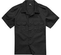 Brandit Hemd US Ripstop Shirt Short Sleeve 4103 Black-4XL