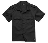 Brandit Hemd US Shirt Ripstop 1/2 Arm in Black-L