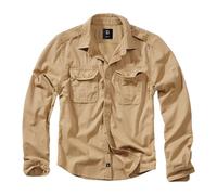 Brandit Hemd Vintage Shirt Longsleeve - Grey Camo / 7XL Herren