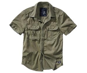 Brandit Hemd Vintage Shirt Shortsleeve in Olive-6XL