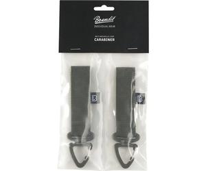 Brandit Herren Befestigung Belt and Molle Loop Carabiner 2 Pack Olive