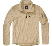 Brandit Herren Fleecepullover Fleece Troyer Ripstop Camel-XXL