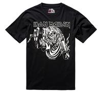 Brandit T-Shirt Iron Maiden Design 3 mit Leuchtpigment Herren 6XL Schwarz