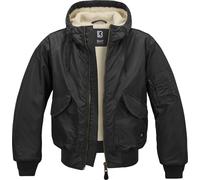 Brandit Herren Jacke CWU Jacket hooded Black-S