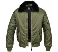 Brandit MA2 Fur Collar Jacket, Farbe: olive, Größe: M